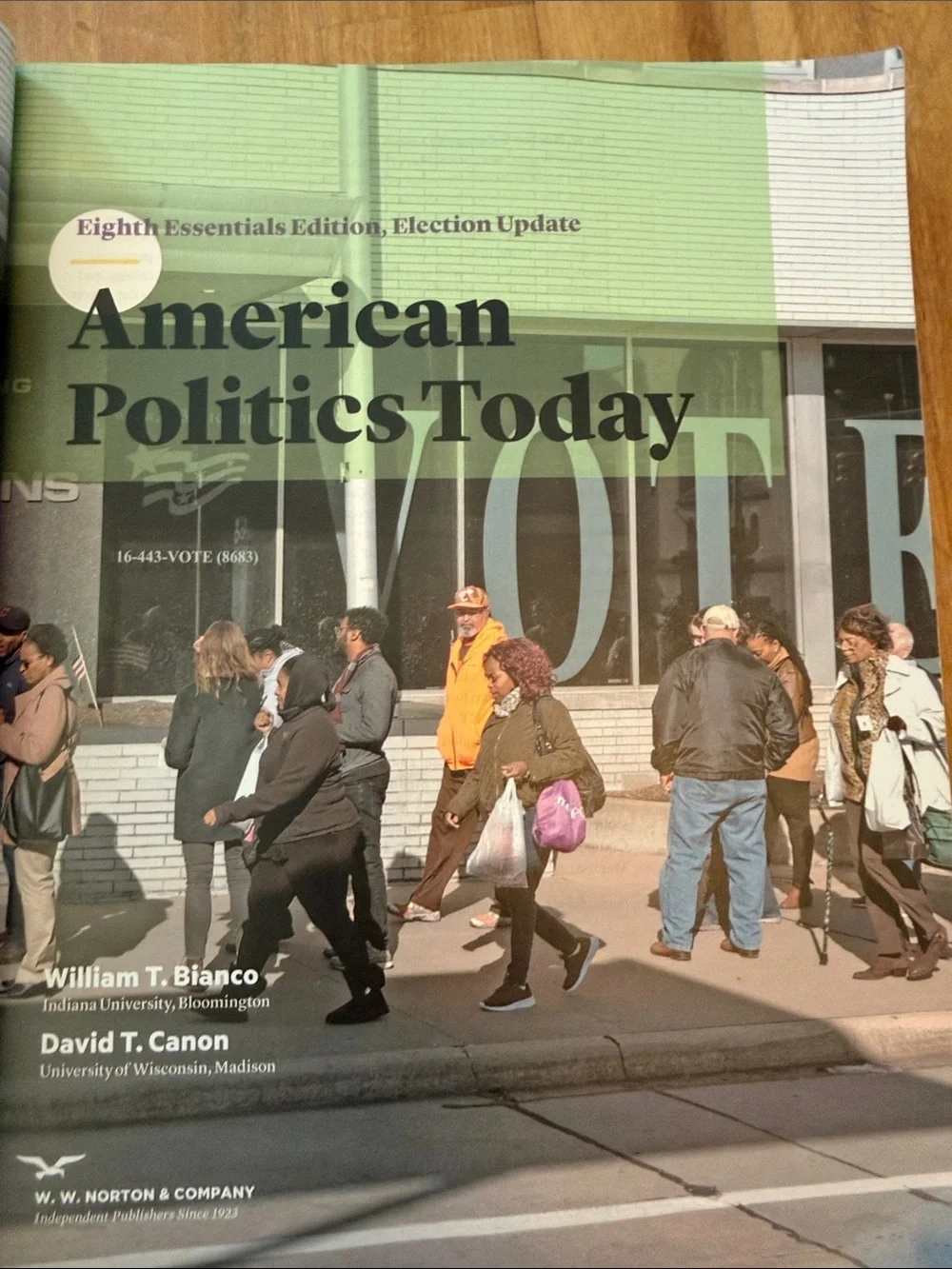 American Politics Today Textbook - 8th Essentials Edition